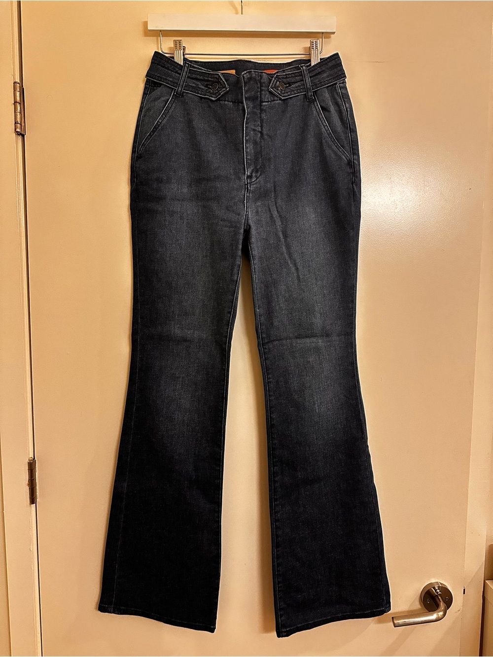 Women’s Dark Wash Flare Jeans - Classic dark Denim